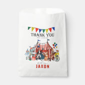 Circus Carnival Festival Bedankt Bedankzakje (Voorkant)