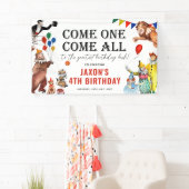  Circus Carnival Festival Kind Birthday Spandoek (Insitu)