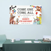  Circus Carnival Festival Kind Birthday Spandoek (Beurs)