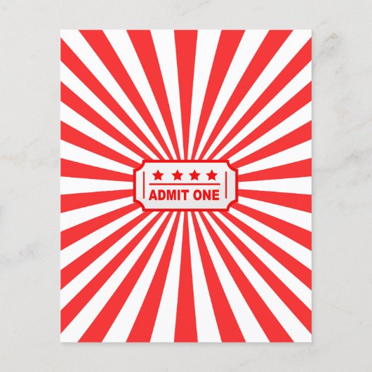 Circus Carnival Waterverf Hij zei dat ze spelletje (Achterkant)