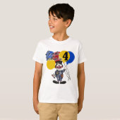 Circus Clown 4e Anniversaire Tshirts et cadeaux (Devant entier)