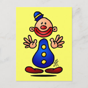 Circus Clown Briefkaart