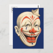 Circus Clown Briefkaart (Voorkant / Achterkant)