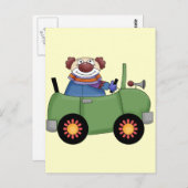 Circus Clown Car Briefkaart (Voorkant / Achterkant)