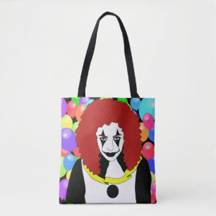 Circus Clown Girl side show freak horror gothic ku Draagtas