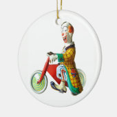 Circus Clown Keramisch Ornament (Links)