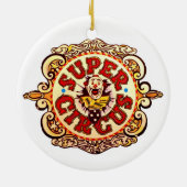 Circus Clown Keramisch Ornament (Achterkant)
