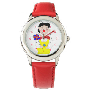 Circus Clown Leuk Kleurrijk Polshorloge Horloge