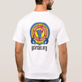 Circus Clown (met logo) T-shirt (Achterkant)
