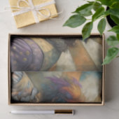 Circus Clown Paar Decoupage Tissuepapier (Geschenk)