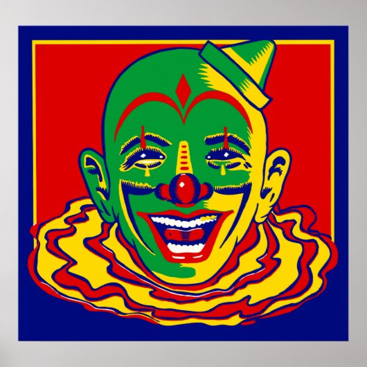 Circus Clown Poster (Voorkant)