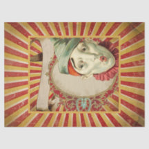  Circus Clown Tissue Papier