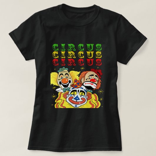 Circus Clowns T-shirt (Design voorkant)