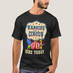Circus Clowns Uitvoerders Carnaval Tent T-shirt