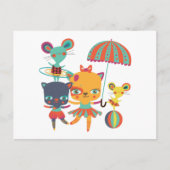 Circus Cuties Briefkaart (Voorkant)