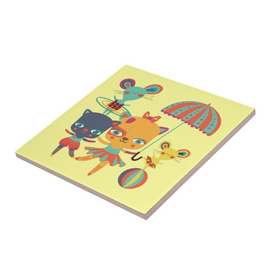 Circus Cuties Tegeltje (Zijkant)