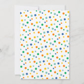 Circus Dieren Verjaardag Uitnodigingen (Achterkant)