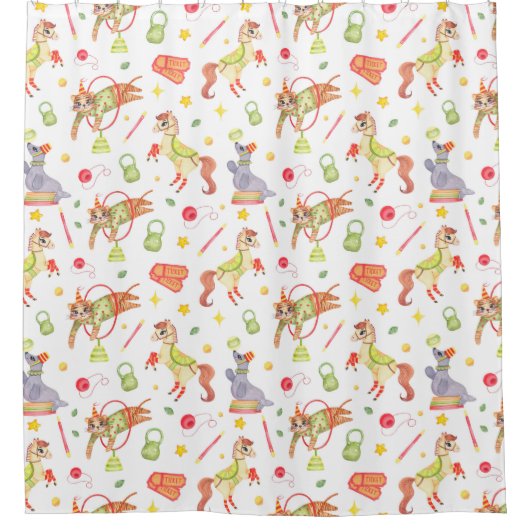 Circus Douchegordijn (Voorkant)