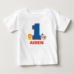 Circus eerste verjaardag outfit, Baby Jersey Bodys