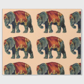 Circus Elephant Cadeaupapier (Vlak)