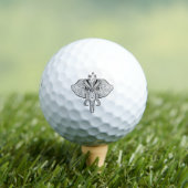 Circus Elephant Doodle Golfballen (Insitu Shirt)