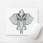 Circus Elephant Doodle Muismat (Met muis)