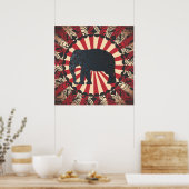  Circus Elephant Free Mandarin Poster (Keuken)