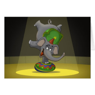 Circus Elephant-kaarten
