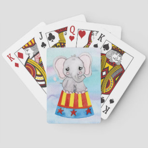 Circus Elephant-spelkaarten Speelkaarten