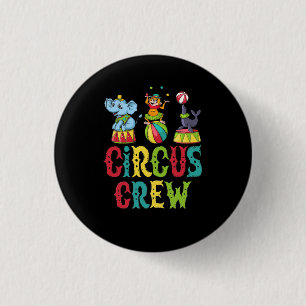 Circus Event Personeel Ontwerp Circus Crew Clown C Ronde Button 3,2 Cm