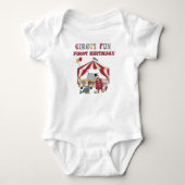 Circus First Birthday Romper (Voorkant)