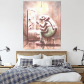 Circus Flea Canvas Afdruk (Insitu (Slaapkamer))