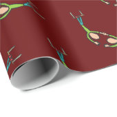 Circus Flying Trapeze Cadeaupapier (Rol Hoek)