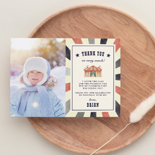 Circus Foto Hartelijk dank Bedankkaart