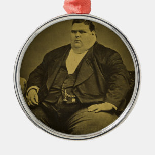 Circus Freak Sideshow VetMan Metalen Ornament