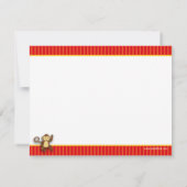 Circus FUN Animal Note Card Notitiekaartje (Achterkant)