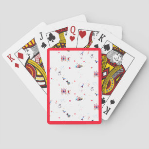 circus geïnspireerde kermis grote top kermis pokerkaarten