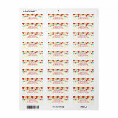  Circus gepersonaliseerd adreslabel Etiket (Full Sheet)
