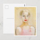 Circus girl, Helene Schjerfbeck Briefkaart (Voorkant / Achterkant)