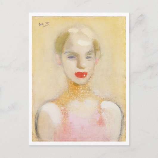 Circus girl, Helene Schjerfbeck Briefkaart (Voorkant)