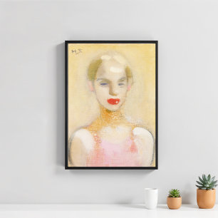 Circus girl, Helene Schjerfbeck Poster