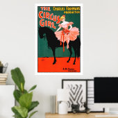  Circus Girl Poster (Thuiskantoor)