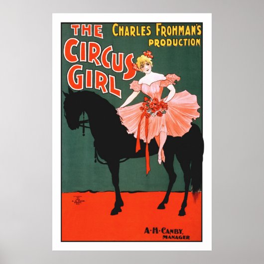  Circus Girl Poster (Voorkant)