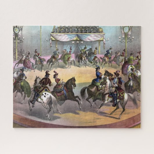 Circus Grand Finale, circa 1872. Legpuzzel (Horizontaal)