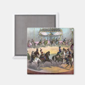 Circus Grand Finale, circa 1872. Magneet (Voorkant / Achterkant)