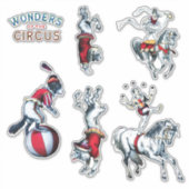  Circus Handelingen, Honden en Paarden Sticker (Voorkant)