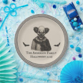  circus | Haunted Carnival Theme Halloween Papieren Bordje (Feest)