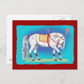 Circus Horse Briefkaart (Voorkant / Achterkant)