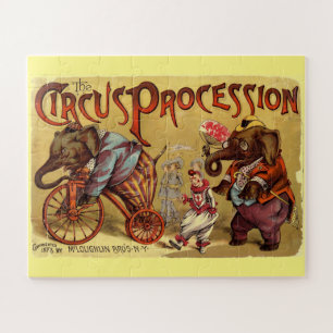  Circus Illustratie Kunst Oud Antiek Legpuzzel