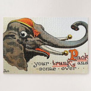  Circus Illustratie Kunst Oud Antiek Legpuzzel